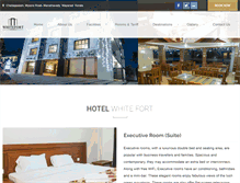 Tablet Screenshot of hotelwhitefort.com